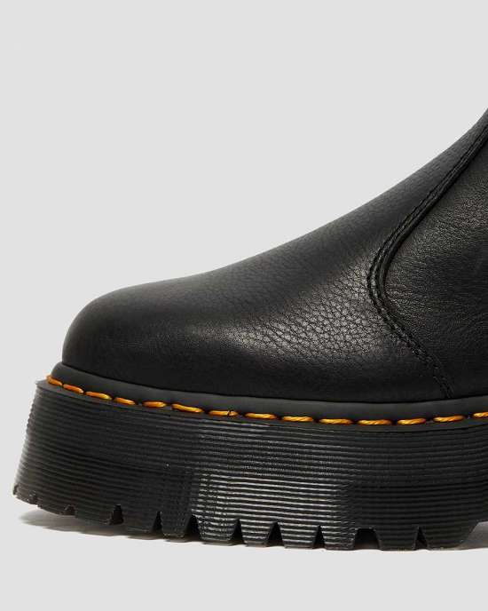 Botines Dr. Martens 2976 Quad Fur Lined Mujer Negros MX-85473
